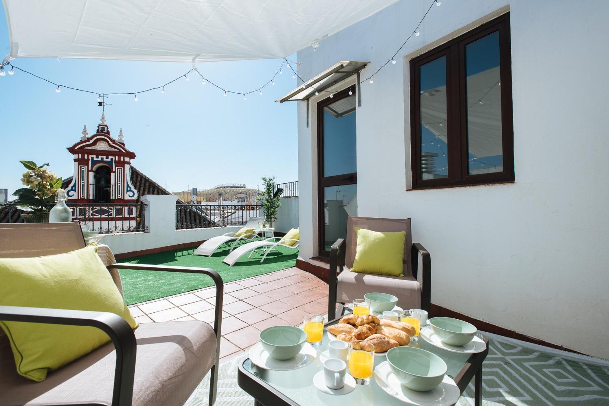 Hostly Orfila 3A-3B Exclusive Penthouse-Center-Fibre-Parking Optional Daire Sevilla Dış mekan fotoğraf